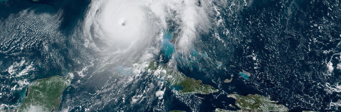 Satellitenbild es Hurrikans Ian